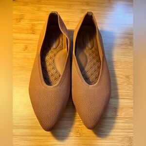 Women’s Camel Knit Flats - Rothy’s Style